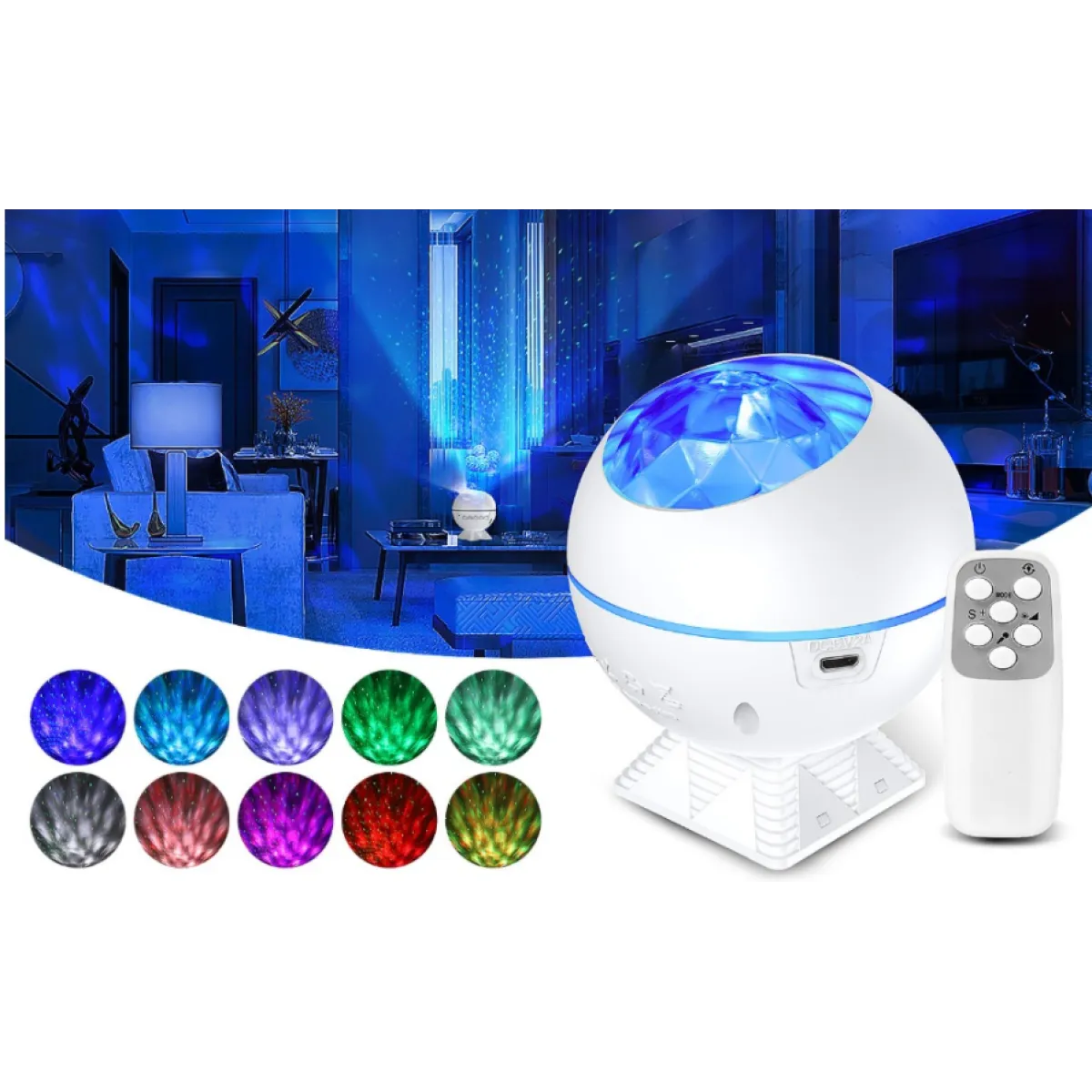 Starry Sky Projection Lamp Galaxy Projector